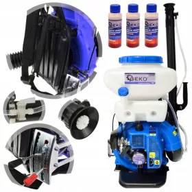    Geko Verbrennungssprüher 14 l + 3× Öl für Zweitaktmotoren Geko G82010 100 ml