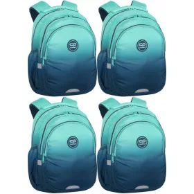   Rucksack Coolpack Jerry GRADIENT BLUE LAGOON - Schulrucksack mit Laptopfach