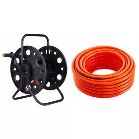    SGWO412-50 SCHLAUCH 1/2" 50m 4-LAGIG + Schlauchwagen Schmith SCH14W02402
