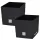  Kotarbau Blumentopf 22,5 cm x 22,5 x 23 cm Kunststoff Anthrazit