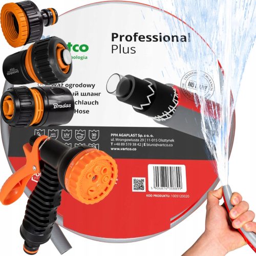  VARTCO PROFESSIONAL+ Gartenschlauch 6 Lagen 50m 1/2 + 4 weitere Produkte