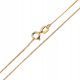 585er Goldkette, zarte Rüstung mit starkem Geflecht, Rüstungsgeschenk, 50 cm