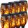  Steck-Solarlampe Elektrosite schwarz 78 cm 8 Stk.