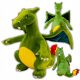  Maskottchen Plüsch Pokemon Glurak 30cm Grüner Drache
