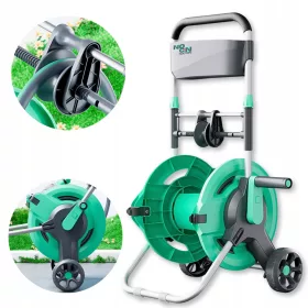    Gartenschlauchaufroller für 120 m Nocton Flex-Schlauchwagen-Futterkorb