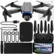  DRONE E99 2x Kamera schwebt 200 m Hindernisvermeidung WIFI Koffer Geschenk