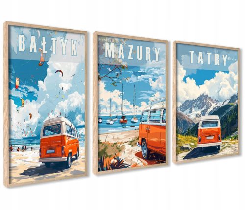 3er-Set Minimalistische Poster 50x70cm - Ohne Rahmen, Perfektes Geschenk
