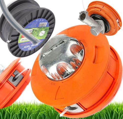  Falon-Tech Benzin-Freischneider 13,8 cm 0,5 kg 0 W + SCHNEIDELINIE FÜR DEN STRIMMER-Freischneider, VERSTÄRKTER QUADRAT 2,7 mm 100 m