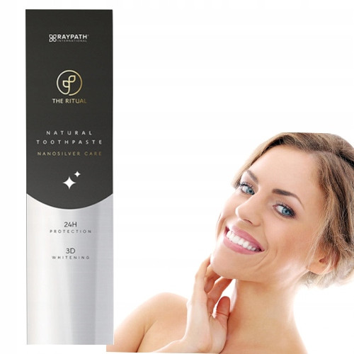  RAYPATH natürliche Zahnpasta mit Nanosilber ohne Fluorid, 100 ml