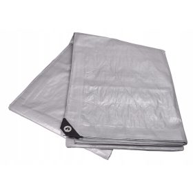   Vielseitige, Starke Silberne Abdeckplane 120g/m2 für Outdoor & Baubedarf