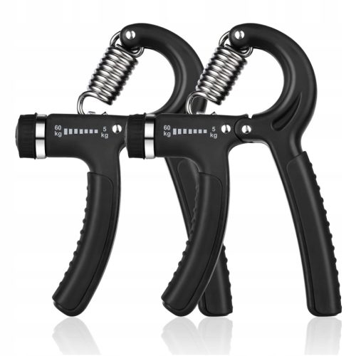  2x HANDGRIFF TRAININGSGRIFF VERSTELLBARER TRAINER POWER SCHWARZ