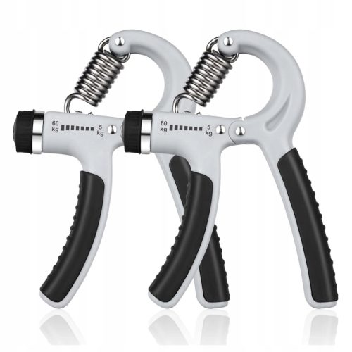  2x HANDGRIFF TRAININGSGRIFF VERSTELLBARER TRAINER POWER GRAU
