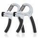  2x HANDGRIFF TRAININGSGRIFF VERSTELLBARER TRAINER POWER GRAU