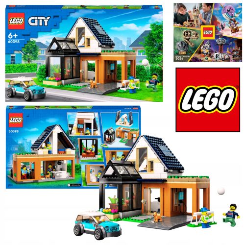  LEGO City 60398 Familienhaus und Elektroauto + Lego Erwachsene und Kinder 2024 in elektronischer Form