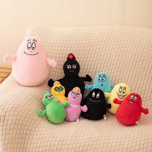  9pc Cartoon Barbapapa Plüschtiere weiche gefüllte Puppen für