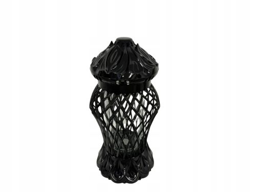  Moderne, glamouröse künstlerische Kerze, Diamanten, Vase, Kapelle, schwarz