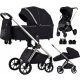  Kinderwagen CARRELLO Ultra CRL-6525 2in1 Night Black + ALFA Carrello-Adapter für Maxi-Cosi Cybex-Autositz