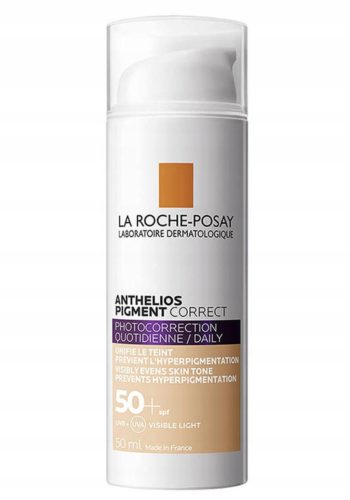 La Roche-Posay Anthelios Pigment Correct SPF50 - Getönte Gesichtscreme für hohe UV-Schutz