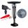 Buster Standpumpe für Fahrrad, Werkstatt, Auto, universal, 11 bar, Grautöne