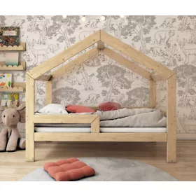  KINDERHAUSBETT 180x90 FÜR KINDER + Gestell