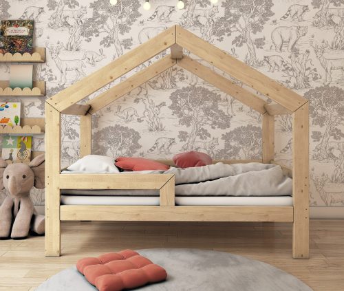  KINDERHAUSBETT 180x90 FÜR KINDER + Gestell