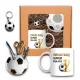  FOOTBALL PLAYER SET GIFT Toolbox Mug Keychain for Boy Fan BIRTHDAY