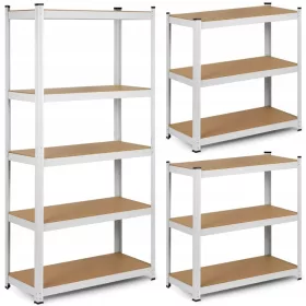    Humberg Lagerregal aus Metall, 180 x 90 x 30 cm, max. 175 kg pro Regal