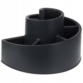    ProGarden Blumentopf 45 cm x 54 x 34 cm, anthrazitfarbener Kunststoff