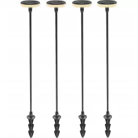  Einbau-Solarleuchte NNLED schwarz 78 cm 4 Stk.