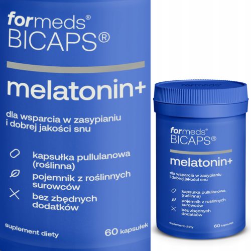 BICAPS Melatonin+ mit Passionsblumen- und Hopfenextrakt – Ihr natürlicher Schlafhelfer