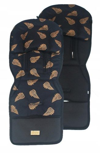  DOPPELSEITIGER KINDERWAGENEINSATZ, ATMUNGSAKTIVES MESH-POLYESTER, GOLDENE FLÜGEL