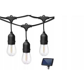    SOLAR-Lampen, Gartendekoration, 15 LED-Lampen, 15 m, SOLAR-GARLAND
