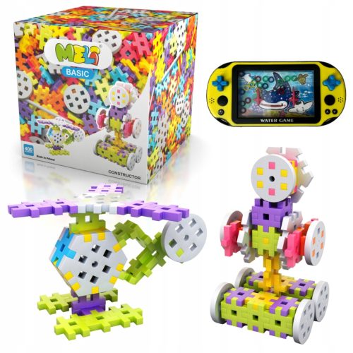  Meli Constructor Girls Blöcke 400 Teile 58592 + Wasserspiele – Arcade-Wasserspiel