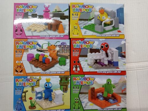  6 Sätze RAINBOW FRIENDS-Blöcke /SL69209A