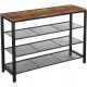  Vasagle Schuhschrank 100 x 72 x 30 cm Craft-Eiche