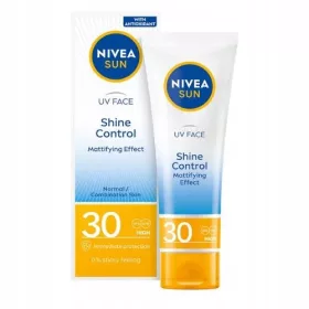    Nivea Sun Shine Control mattierende Gesichtscreme normal und gemischt LSF 30