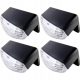  Cortina Solarlampe, schwarz, 5,3 cm, 4 Stk.