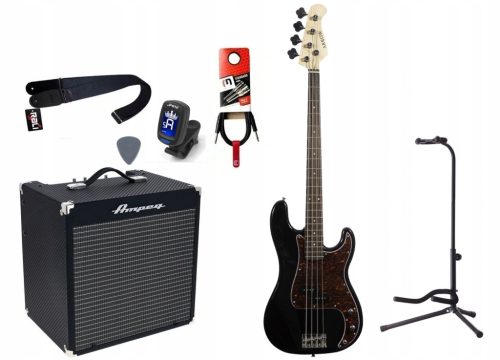 Arrow SESSION BASS 4 NIGHT BLACK ROSEWOOD/T-SH Bassgitarre 4 Saiten