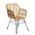  Gewebter Stuhl GARTEN RATTAN JARDIN HOMLA