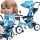  BE-ACTIVE.PL Dreirad Fahrrad 3-in-1 drehbares Kinderdreirad Weiß, Schwarz, Grau