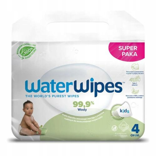  OUTLET WaterWipes Feuchttücher 4x60 Stk.