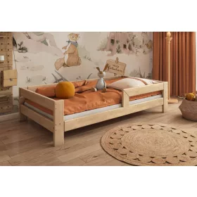  HOLZKINDERBETT 160x80 + SCHIENE + GESTELL