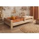  HOLZKINDERBETT 160x80 + SCHIENE + GESTELL