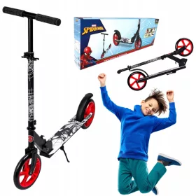 ZWEIRAD-FALTBARER ROLLER MIT BREMSE SPIDERMAN
