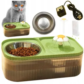  Verk Group Tränke mit Brunnen, Kunststoff, 3000 ml