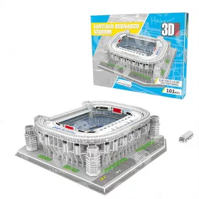    Fußballstadion - SANTIAGO BERNABEU - FC Real Madrid - 3D-Puzzle 101 Teile