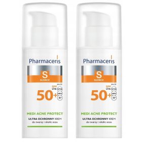   PHARMACERIS S MEDI ACNE PROTECT Ultra-Schutzcreme SPF50 für Gesicht und Augenbereich 50ml