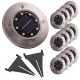  12× Überhanglampe SOLAR GARTEN LED-LAMPE 12STK SOLAR GARTEN LED-LAMPE 12STK 0,07 W