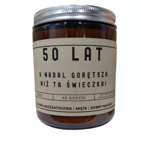  Aromatherapie Sojakerze - 50. Geburtstag