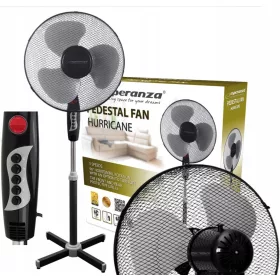  Esperanza HURRICANE Bodenventilator schwarz